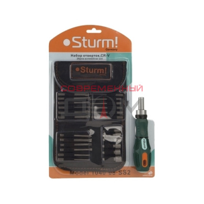 Отвертка с насадками Sturm 1040-08-SS2